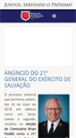 Mobile Screenshot of exercitodesalvacao.pt